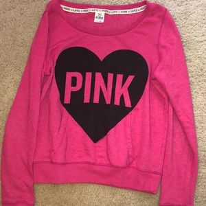 Victoria Secret Pink scoop neck sweater